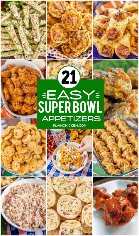 Easy Super Bowl Party Appetizers 21 Easy Party Snacks For Your Super