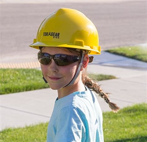 Child Hard Hat Ages 7 To 12 Kids Yellow Safety Construction Helmet