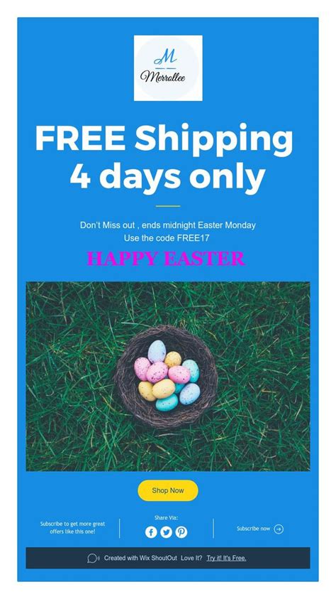 Free Shipping 4 Days Only Easter Shopping Easter Surprise Free
