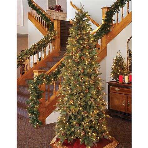 Bethlehem Lights 75 Foot Slim Profile Christmas Tree With