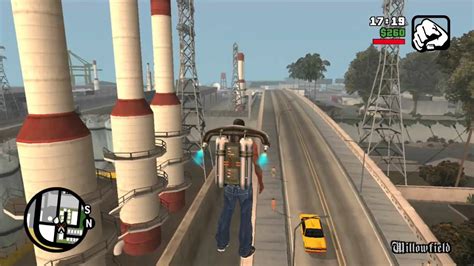 Gta San Andreas 720p Jetpack Gameplay Youtube