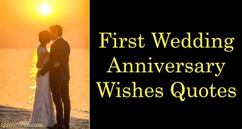 Happy 1st Wedding Anniversary Wishes Quotes Messages