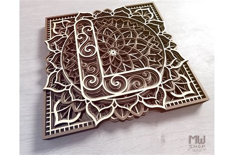 Download Letter L Mandala Svg For Crafters - Free Layered SVG Files ...