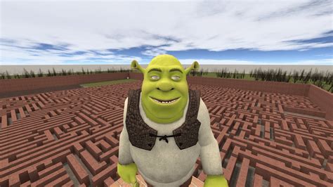 Shrek Nextbot Gmod In Maze Youtube