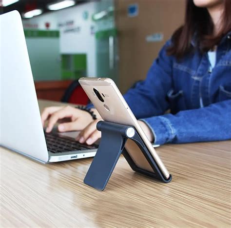 Silicone Mobile Cell Phone Holder Desk Universal Stand Foldable Desktop