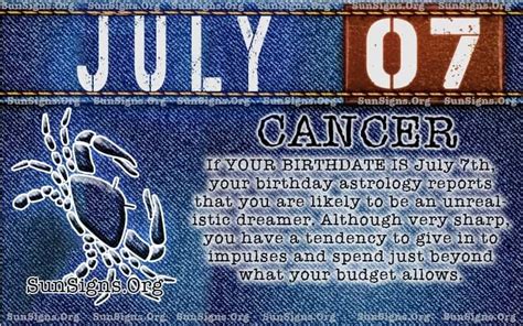 July 7 Zodiac Horoscope Birthday Personality Sunsignsorg