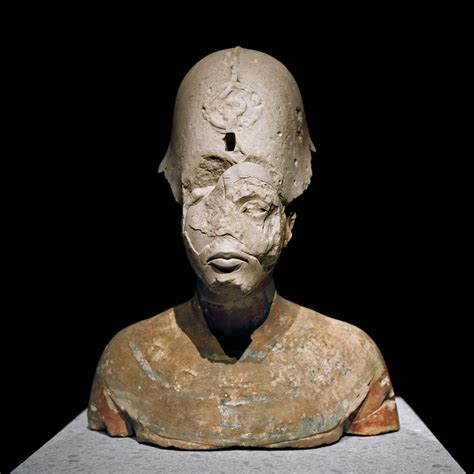 Unique Ancient Egyptian Statue Of King Tutankhamun Solid Stone Made In