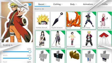 How To Make Naruto In Roblox Roblox Avatar Tutorial Youtube