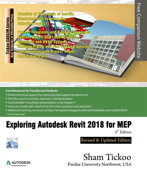 Exploring Autodesk Revit 2018 For Mep 5th Edition Cadcim Technologies