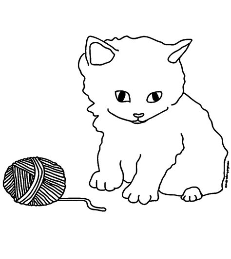 Realistic Kitten Coloring Pages Free Printable Coloring Pages Kitty