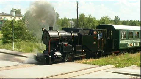 Narrow Gauge Steam Locomotive In Austria Stock Footage