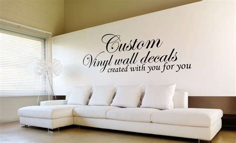 Custom Vinyl Wall Stickers Quotes Lettering Decals Free Delivery And