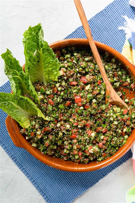 Easy Tabbouleh Salad With Quinoa My Pocket Kitchen