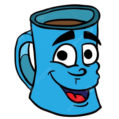 Coffee Cup Cartoon Clipart Png Images Smiling Coffee Cup Cartoon