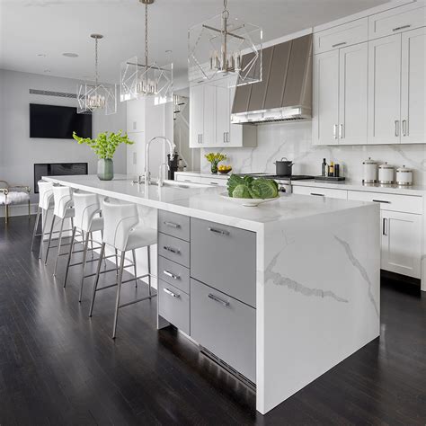 Why You Need To Consider A Waterfall Edge Island For Your Kitchen