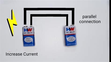 How To Connect Two Batteries In Parallel Connection Youtube