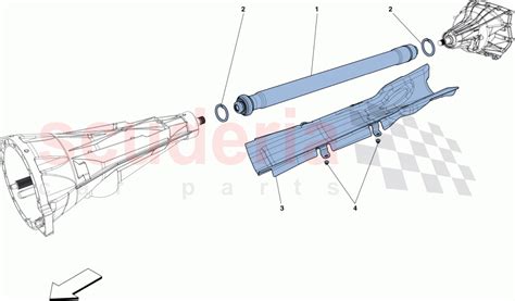 Transmission Pipe Parts For Ferrari F12 Tdf Scuderia Car Parts