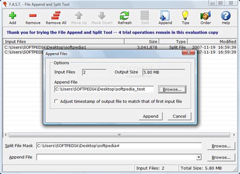 Download File Append And Split Tool