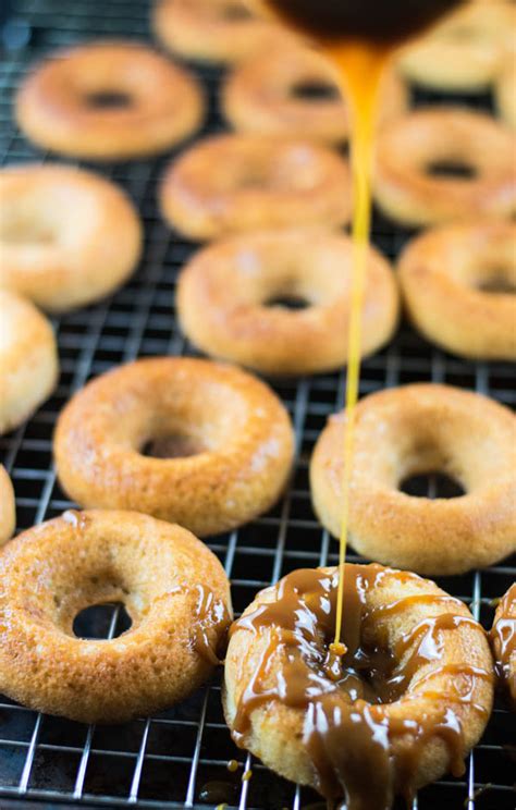 Caramel Apple Baked Donuts Recipe Beer Girl Cooks