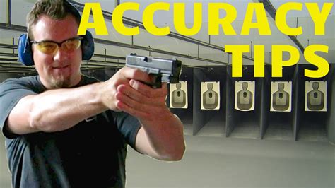 How To Shoot A Handgun Better Top Tips For Accuracy Youtube