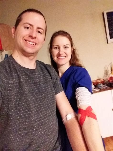 Murray And Candaces Adventures Donating Blood Together