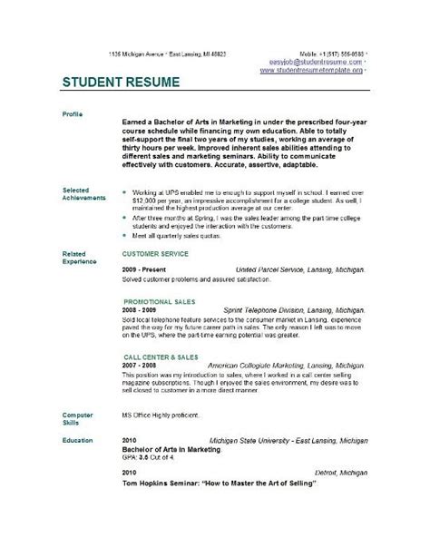 Our student resume samples can help you write your own document, but when in doubt, the job listing contains all the information you truly need for a. Sample Resume For College Students Still In School ...