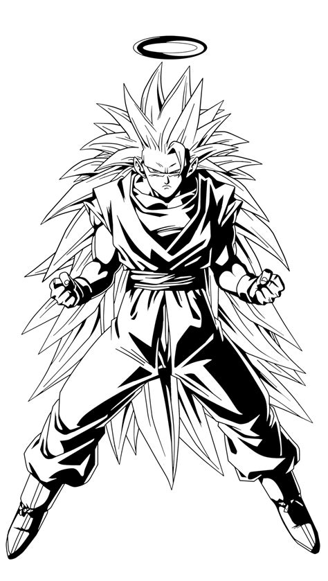 While goku black's mortal half was destroyed, zamasu's immortality prevented him from. Goku ssj3 by Pedronex on DeviantArt