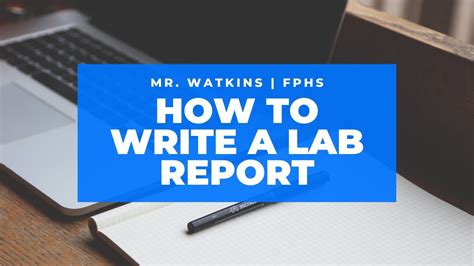 How To Write A Science Lab Report Youtube