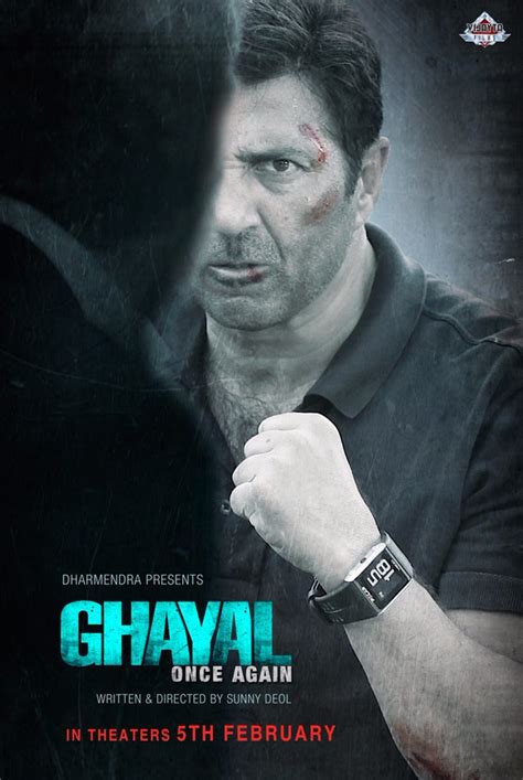 Sunny Deols Ghayal Once Again Movie Poster Photosimagesgallery 34973