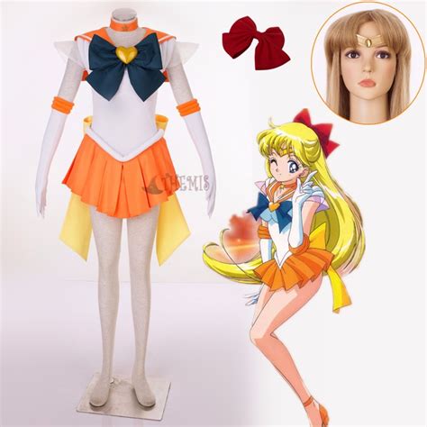 Athemis Anime Sailor Moon Minako Ainosailor Venus Supers Cosplay Costume Custom Made Any Size
