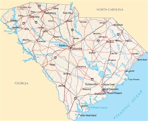 Ambitious And Combative Maps Of South Carolina