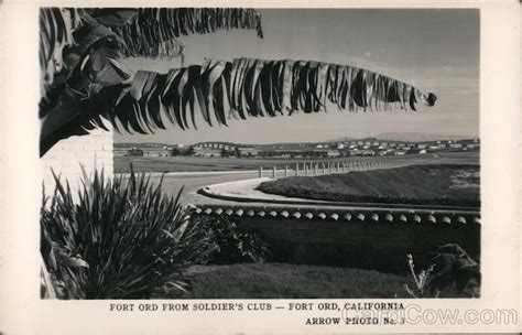 Fort Ord From Soldiers Club California Postcard