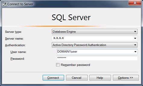 Microsoft SQL Server Login Using Active Directory Credentials
