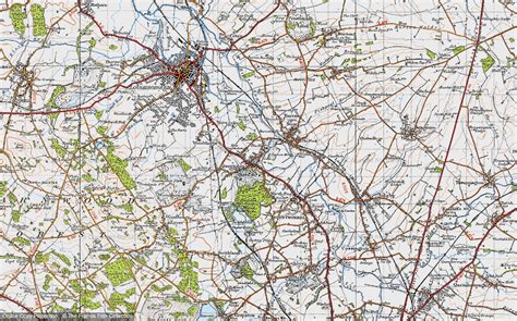 Historic Ordnance Survey Map Of Quorn 1946 Francis Frith