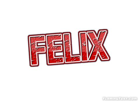 Felix Logo Herramienta De Diseño De Nombres Gratis De Flaming Text