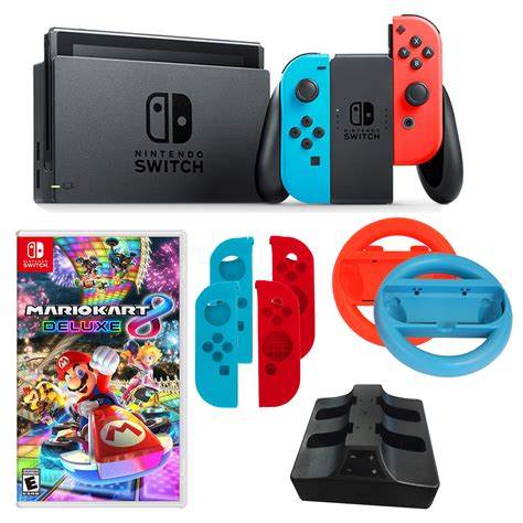 Maybe you would like to learn more about one of these? Nintendo Switch in Neon with Mario Kart Game and ...