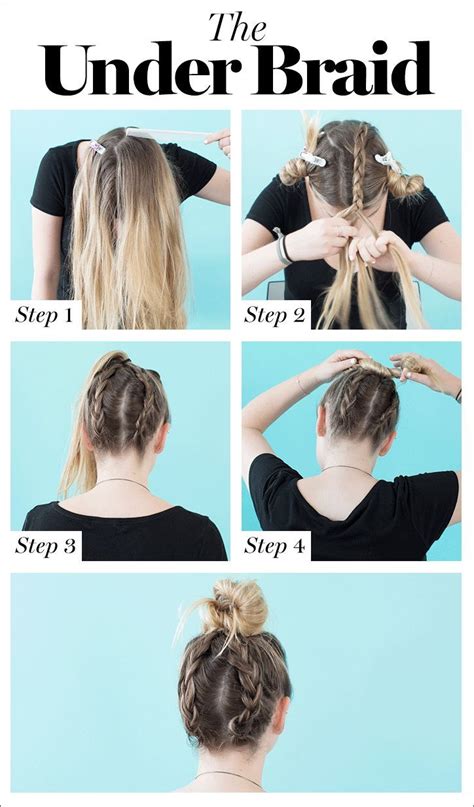 Take a section of about an inch of hair from side and secure it with bobby pin. 10 Cool Braids You Can Actually Do on Yourself | Hair ...