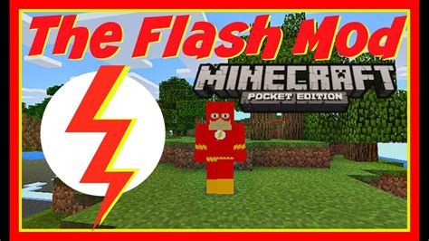 Minecraft Pe The Flash Mod The Barkers Youtube