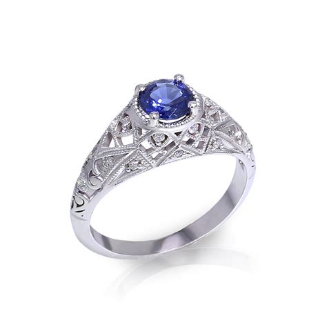 Filigree Sapphire Ring Jewelry Designs