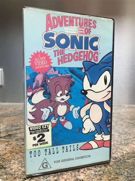 Too Tall Tails Vhs For The Adventures Of Sonic The Sonic The Hedgeblog
