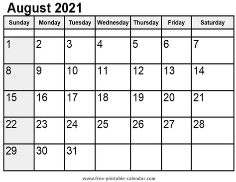 Final day for doctoral committee/candidacy forms to be submitted to the college graduate studies : Calendar August 2021 - Free-printable-calendar.com