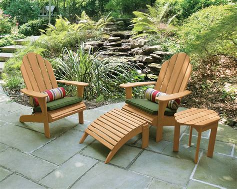 Country Casual Teak Adirondack Chair Landscape Architect