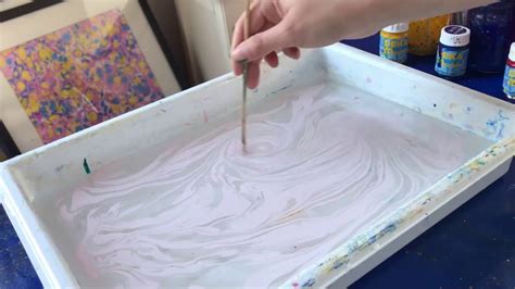 Marbling Paints 3 Brands On Test Test 2 Kreul Magic Marble Youtube