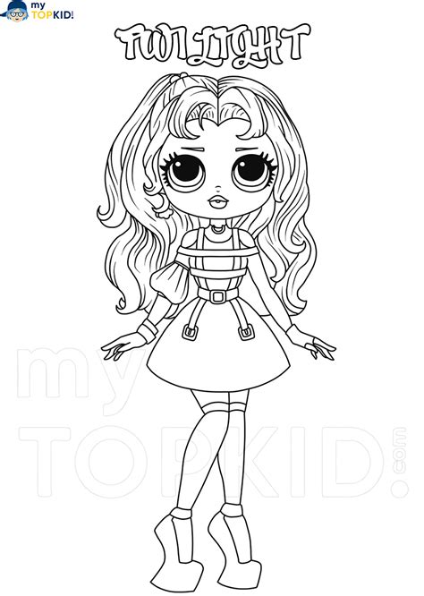 Lol Omg Coloring Pages 46 Best Images Of New Dolls Free Printable