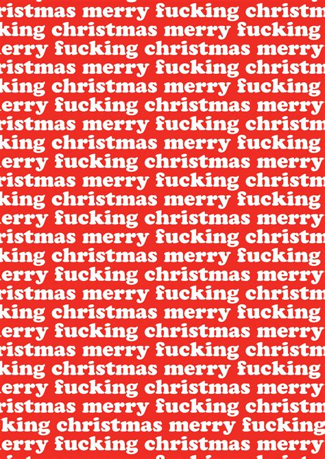 merry fucking christmas wrap