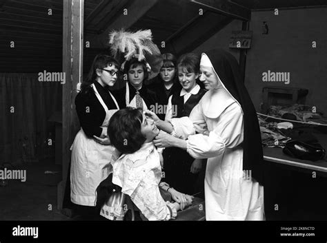 Bodø 1965 The Catholic Nuns At St Sunniva Hemm In Bodø Run Kindergarten Judo Instruction