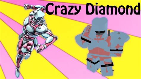 Crazy Diamond Showcase Roblox Project Jojo Youtube