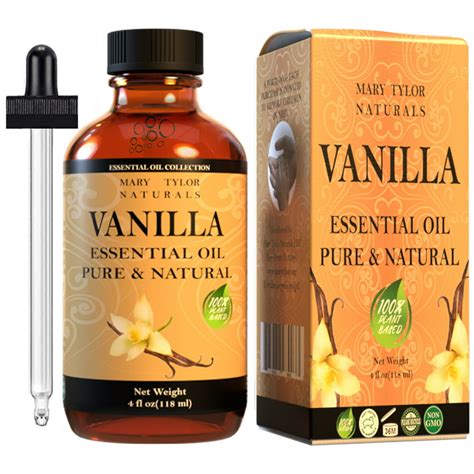 Vanilla Essential Oil 4 Oz Premium Therapeutic Grade 100 Pure And