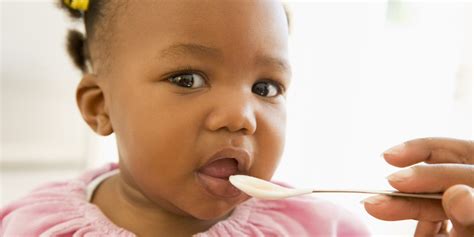 Allergies are the reason why you must start feeding meat in small quantities initially so that you can observe the onset of any reaction. Solid Food For Infants: Many Babies Fed Solids Too Early ...