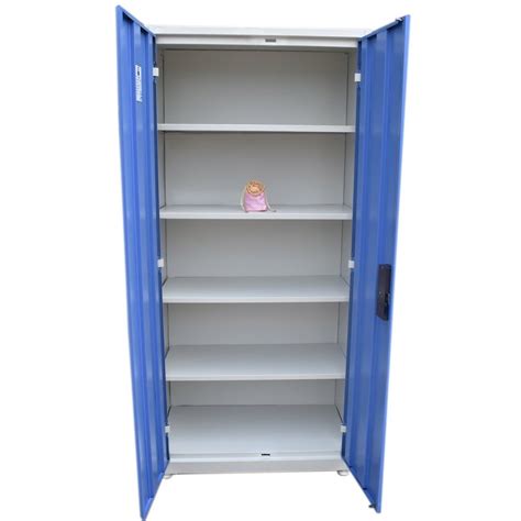 2 Door Without Locker Sky Blue Crca Steel Almirah 5 Shelves Without